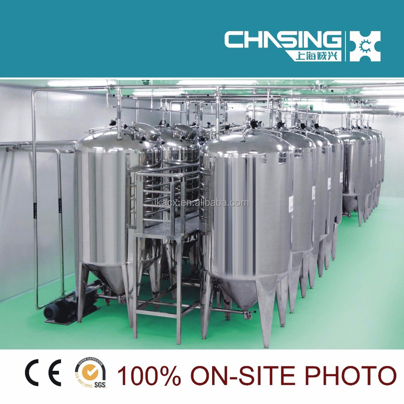 Tangki Penyimpanan Bahan Kimia 300L 20000L 0,5 MPa Tangki Penyimpanan Minyak Stainless Steel Vertikal